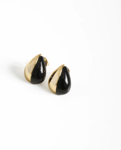 BRINCO GOTA GOLD BLACK
