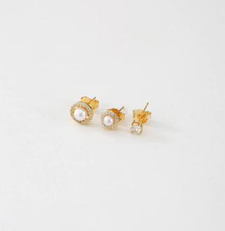 BRINCO MIX PÉROLA ZIRCONIAS OURO