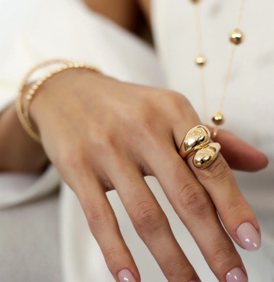 ANEL DUPLO GOLD OURO