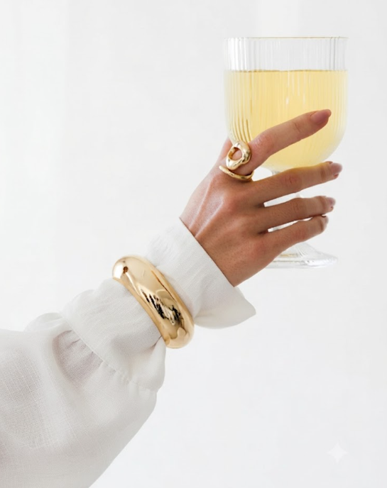 BRACELETE MAXI BOLD OURO