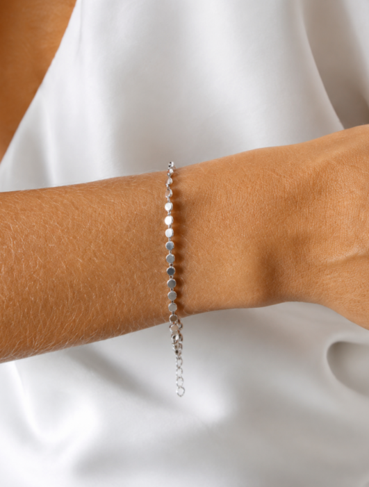 PULSEIRA CHAPINHA DELICADA RODIO