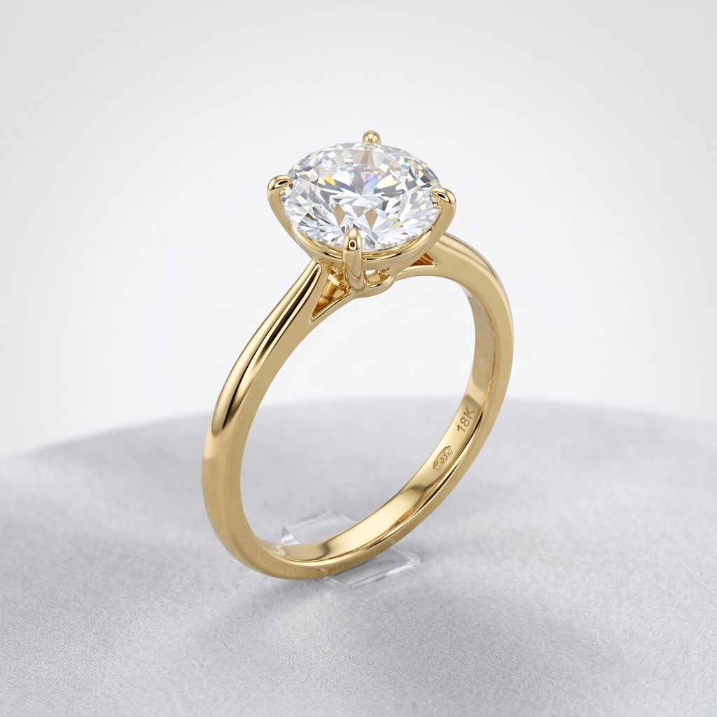 ANEL SOLITARIO ZIRCONIA TAM.17
