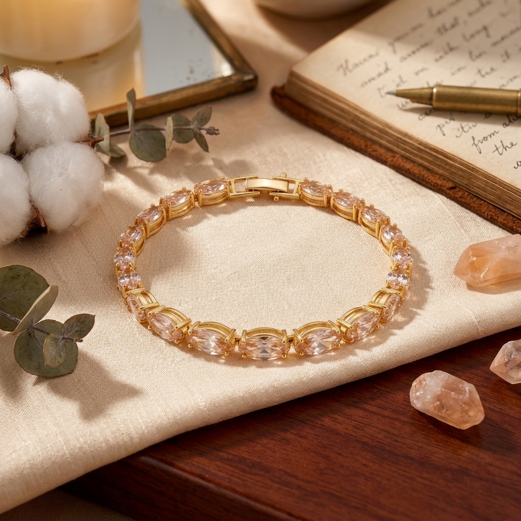 PULSEIRA RIVIERA OVAL CRISTAL
