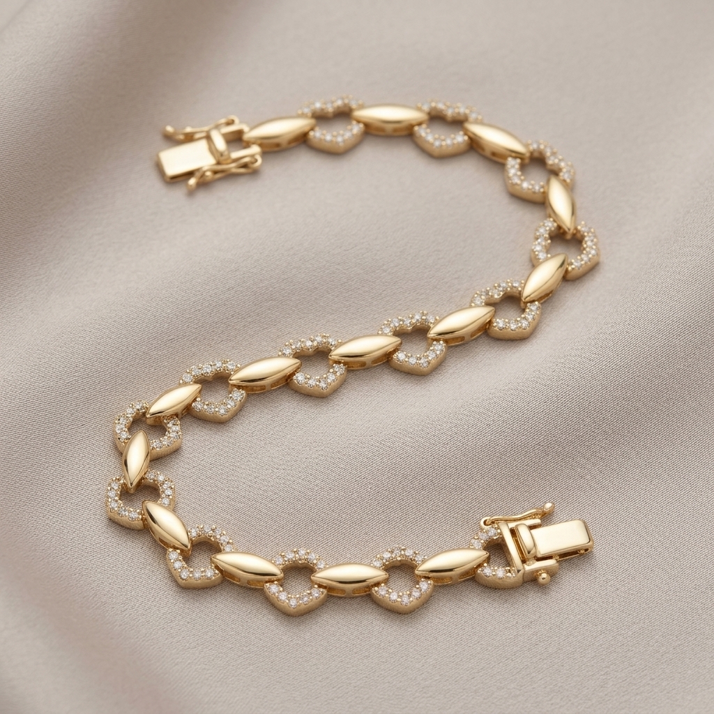 PULSEIRA CORAÇÃO E CRISTAL