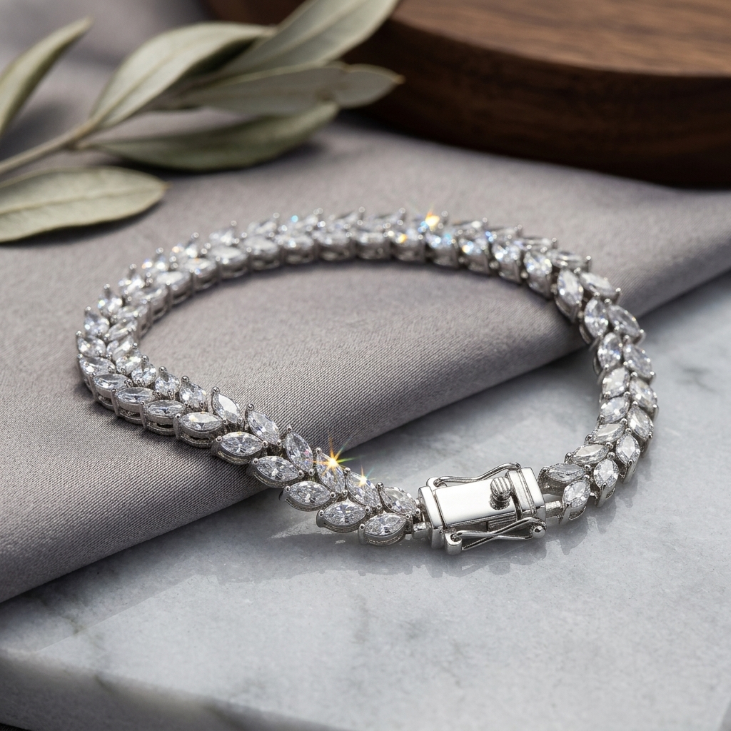 PULSEIRA RÓDICO CRISTAL