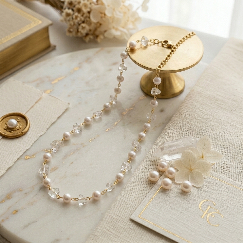 CHOKER PEROLA