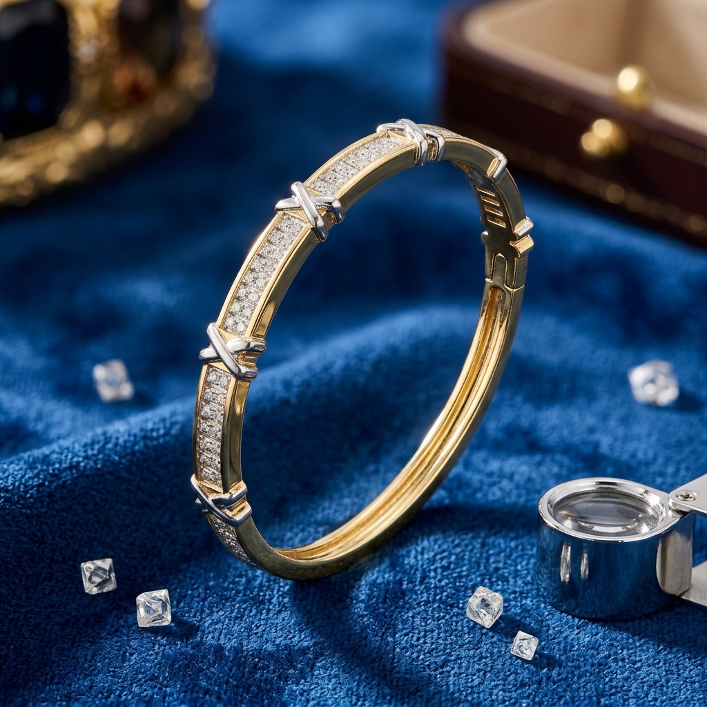 BRACELETE  5X C/ ZIRCONIAS