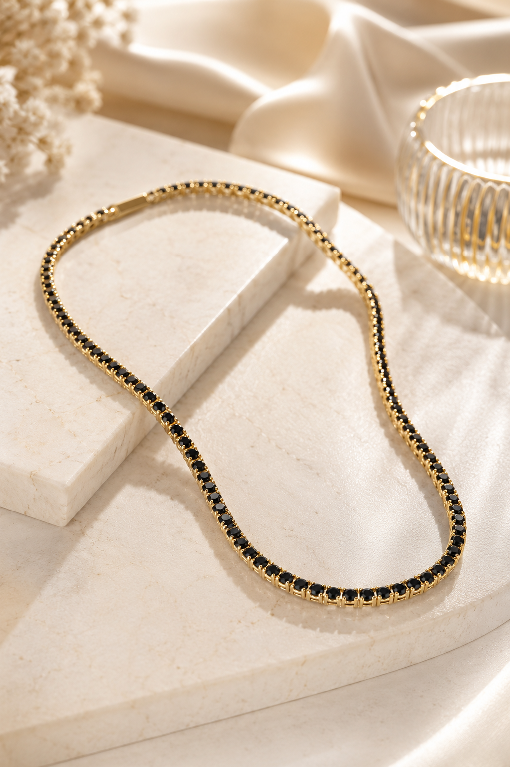 CHOKER RIVIERA QUADRADA ZIRCONIAS COLORS